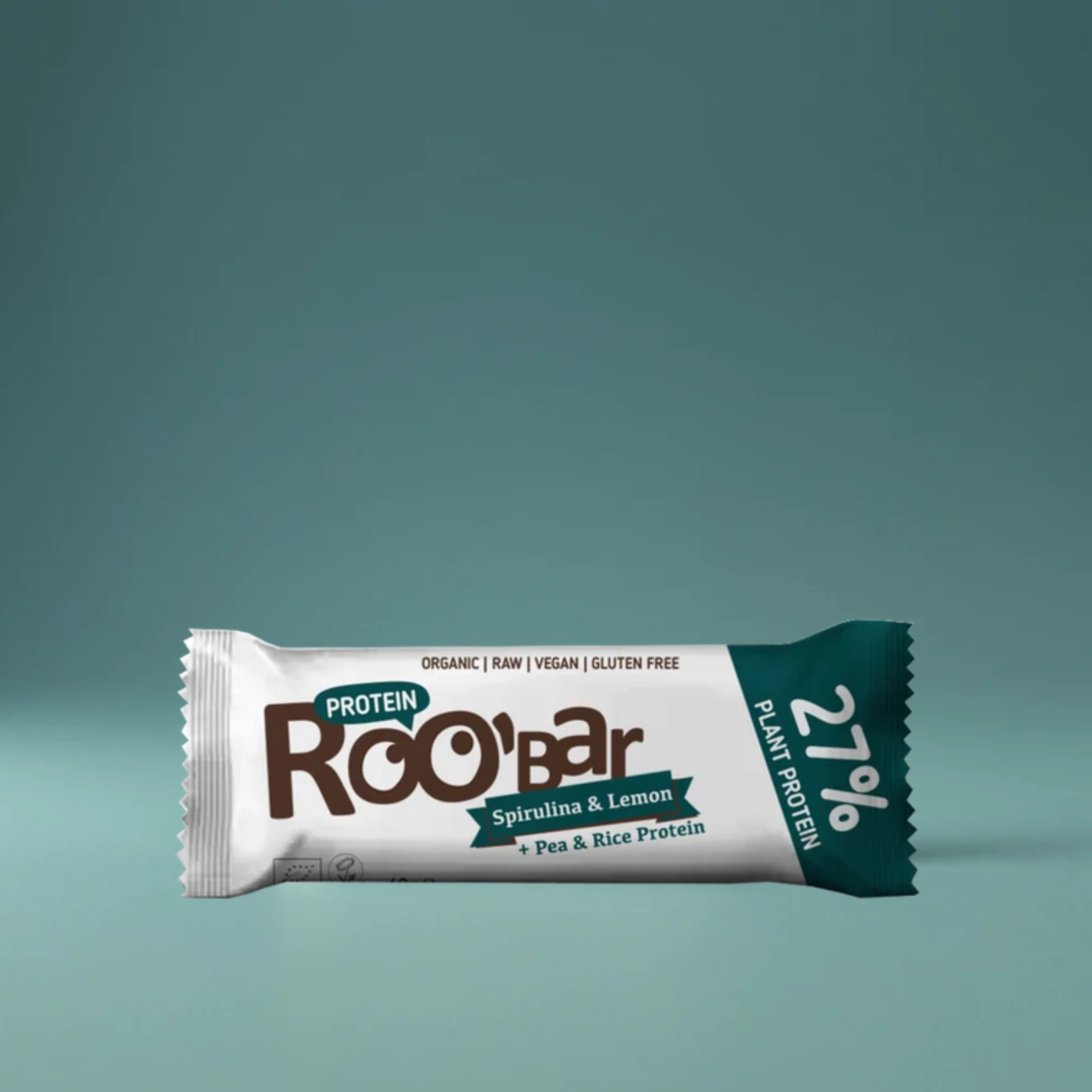 Proteinriegel Spirulina & Zitrone vegan Bio - Roo'Bar